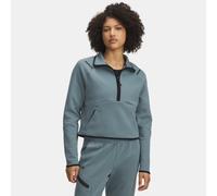 Maglia Under Armour Unstoppable Fleece ½ Zip da donna Jasper Blu / Nero XL