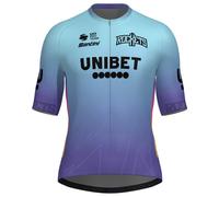 Santini Unibet Rockets Fan Line 2025 Short Sleeve Jersey Blu 2XL Uomo