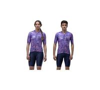 Maglia unisex a maniche corte lebram race aero edizione lebram x ta energy viola e blu