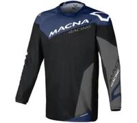 Maglia Unisex Fuoristrada Macna Backyard-1 Nero Blu 3XL