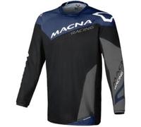 Maglia Unisex Fuoristrada Macna Backyard-1 Nero Blu M