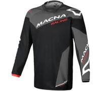 Maglia Unisex Fuoristrada Macna Backyard-1 Nero Grigio L