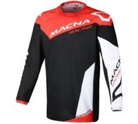 Maglia Unisex Fuoristrada Macna Backyard-1 Nero Rosso XL