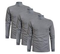 Sergio Tacchini Maglia da Uomo Dolcevita Caldo Cotone, 3pz Grigio M