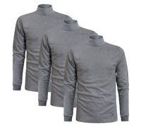 Sergio Tacchini Maglia da Uomo Dolcevita Caldo Cotone, 3pz Grigio L