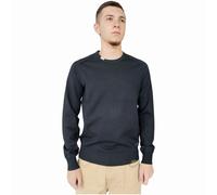 Maglia uomo GIANNI LUPO girocollo misto lana con ricamo toppe ai gomiti