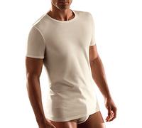 MAGLIA UOMO GIROCOLLO MANICA CORTA CAGI- ART. 5330 - SENZA CUCITURE AI FIANCHI IN 100% - LANA ESTERNO E COTONE SULLA PELLE