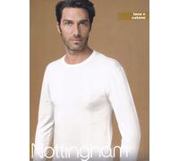 Maglia uomo intima manica lunga girocollo lana e cotone NOTTINGHAM TL18 3 pz.