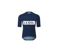 Maglia uomo manica corta le col sport logo blu bianco