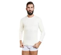 Maglia Uomo Manica Lunga Girocollo Nottingham TL18 Esterno Lana e Interno Cotone