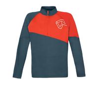 Maglia Uomo Rock Experience Urus Man Fleece Mezza Zip 02073 C786 Petrolio