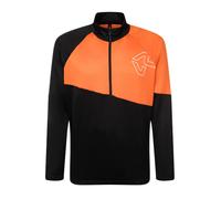 Maglia Uomo Rock Experience Urus Man Fleece Slim Mezza Zip 02073 C924 Arancione