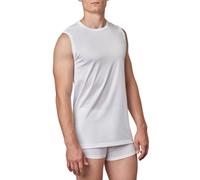 Maglia uomo smanicata girocollo in filo Gicipi 261-SMT BIANCO