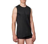 Maglia uomo smanicata girocollo in filo Gicipi 261-SMT NERO