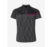 Maglia Vaude Altissimo manica corta nero grigio viola donna - L