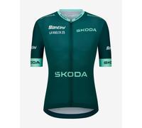 Santini La Vuelta Points Leader Short Sleeve Jersey Verde 4XL Uomo