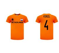 Maglia Virgil Olanda 4 Euro 2020 ufficiale Adulto Bambino 2021 Van Dijk