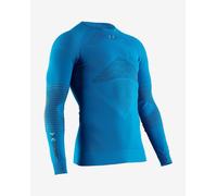 X-Bionic Energizer 4.0 Round Neck Long Sleeves Strato Base Camicia Funzionale, uomo, teal Blue/Anthracite, m