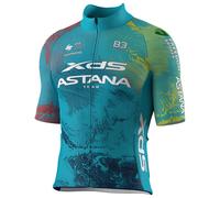 Biemme Xds Astana 2025 Short Sleeve Jersey Blu L Uomo