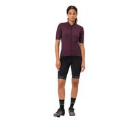 Maglia zip donna VAUDE Kuro II Rouge