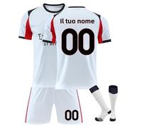Maglie da Calcio Bambino Personalizzabile 25/26 con Nome e Numero a Scelta,Completo da Calcio casa/visitatore con Pantaloncini e Calzini Regali di Calcio per Uomini e Ragazzi