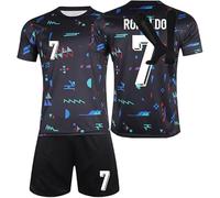 Maglie da Calcio per Bambini Adulti 2025 Maglia Calcio Completo Magliette da Calcios Completi Maglietta Bambino Uomo Completino Kit Allenamento Calcios Tuta T Shirt Pantaloncini e Calzini Antiscivolo