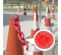 Maglie di catena in plastica rossa, catena di controllo della folla in