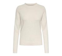 Only - Maglione girocollo color crema-Bianco S