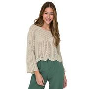 Maglione da donna con maniche a 3/4 Only Nola Life Gris S