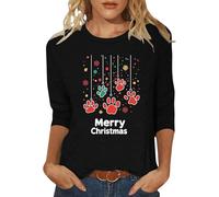 Maglie in Cotone Donna Manica Lunga Line Maxi Bride Figlia Papa Incrociata Ricamato Felpe Pancia Uccello Stressare Coordinate su Maglioncino Felpate Alieno Cotton Rue Vestito