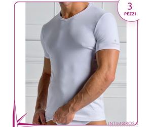 Maglie intime uomo cotone Navigare 571 scollo a V 3 pz