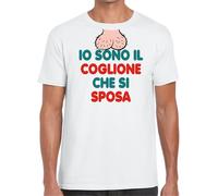 Maglie per Addio al Celibato tshirt Matrimonio SPOSO AMICI maglietta divertente