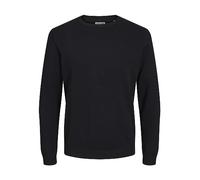 MAGLIE Uomo JACK&JONES 12137190 BASIC KNIT BLACK