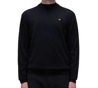 Napapijri Black Cotton Men Sweater - 3XL