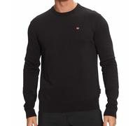 Napapijri Black Cotton Men Sweater - M