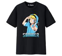 MAGLIERIA CONFORTI Maglietta di Sbriser v.3 Youtuber per Bambino Bambina Ragazzi da 3 a 16 Anni 100% Cotone (IT, età, 9 Anni, 11 Anni, Regular, Nero)