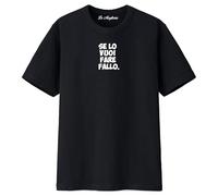 MAGLIERIA CONFORTI Maglietta Meme Antonio Tamburello SE Lo Vuoi Fare FALLO Fronte POTRESTI Anche Non Farlo Retro (IT, Testo, M, Regular, Regular, Nero)