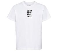 MAGLIERIA CONFORTI Maglietta Meme Antonio Tamburello SE Lo Vuoi Fare FALLO Fronte POTRESTI Anche Non Farlo Retro (IT, Testo, L, Regular, Regular, Bianco)