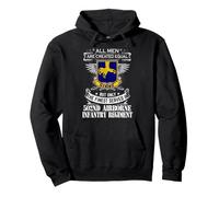 Maglietta 502th Airborne Infantry Regiment US Army Felpa con Cappuccio