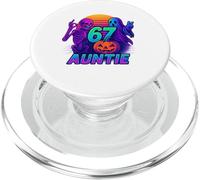 Maglietta 67 Auntie Meme Halloween Zucca Scheletro Fantasma PopSockets PopGrip per MagSafe