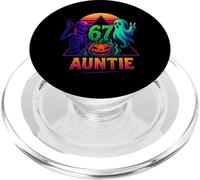 Maglietta 67 Auntie Meme Halloween Zucca Scheletro Fantasma PopSockets PopGrip per MagSafe