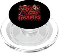 Maglietta 67 Gramps Meme Halloween Zucca Scheletro Fantasma PopSockets PopGrip per MagSafe