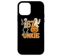 Maglietta 67 Unkie Meme Halloween Zucca Scheletro Fantasma Custodia per iPhone 12 mini