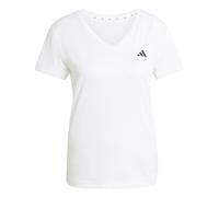 Maglietta a collo a V donna adidas Essentials Blanc M