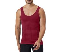 Maglietta a compressione da uomo, dimagrante, canottiera da allenamento, per muscoli addominali
