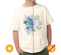 Maglietta a girocollo per bambini - Turtle Time - Ash di DelSol per bambini - 1 maglietta (3 pezzi)