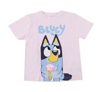 Maglietta a Manica Corta Bluey per Bambini e Bambine - Maglietta per Bambini Traspirante, Morbida e Comoda, Abbigliamento per L'Estate, da Indossare Tutti i Giorni e per Le Gite
