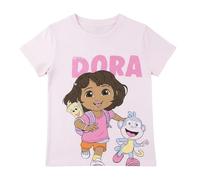 Maglietta a Manica Corta Dora l'esploratrice per Bambini e Bambine - Maglietta per Bambini Traspirante, Morbida e Comoda, Abbigliamento Estivo da Indossare Tutti i Giorni e per Le Gite