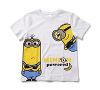 Maglietta a Manica Corta Minions per Bambini e Bambine - Maglietta per Bambini Traspirante, Morbida e Comoda, Abbigliamento per L'Estate, da Indossare Tutti i Giorni e per Le Gite