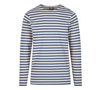 Maglietta a manica lunga a righe Urban Classics Regular Blanc XL